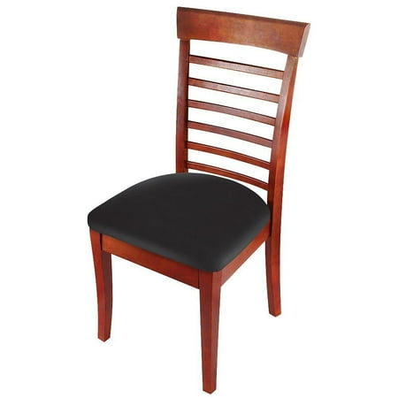 Direct Ship - Soft, Stretchable, Removable, Machine Washable Seat Covers and Protectors For Kids, Pets and Entertaining, Set Of 2, Black, Black Stretch N’ Fit Chair Cover By TV DIRECT Ship from US