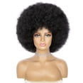 thumbnail image 2 of My Costume Wigs Foxy Brown Big Hair (Black) Disco 70's 80's  Halloween Dress Up Cosplay, 2 of 4