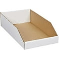 thumbnail image 2 of Box Partners Open Top Bin Boxes 10" x 18" x 4 1/2" White 25/Bundle BINEB1810, 2 of 3