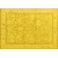 thumbnail image 1 of Ahgly Company Indoor Rectangle Oriental Yellow Traditional Area Rugs, 5' x 7', 1 of 4