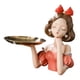 thumbnail image 4 of Bandeja para llaves con estatua de princesa de resina, adorno de escritorio, arte moderno, accesorio para el hogar naranja, 4 of 9