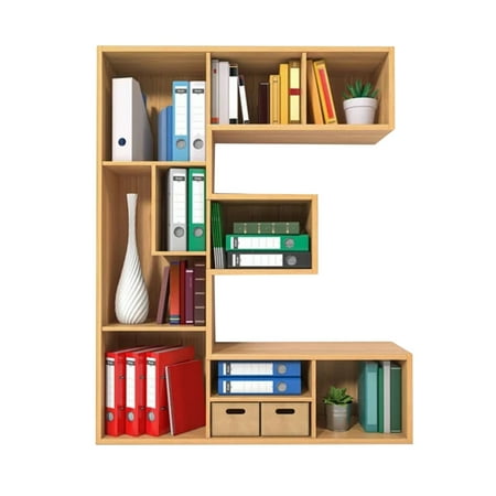 

Heiheiup Book Lovers Heart Shaped Bookshelf Pendant Acrylic Ornament Hanging Snowflakes from Ceiling