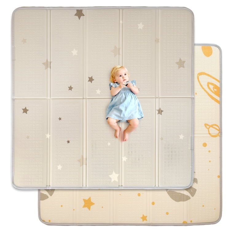 JoyStone Baby Play Mat, Reversible Animal Print, 50" x 50" photo 7