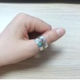 thumbnail image 6 of GAVONO Vintage 925 Silver Turquoise Women Rings Wedding Party Jewelry Gifts Size 6-10-#1-8, 6 of 9