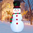 thumbnail image 3 of GOOSH Christmas Inflatable 5 FT Inflatable Christmas Snowman, Snowman Outdoor Christmas Decorations Blow Up Snowman Inflatable with lights, Christmas Outdoor Inflatable Decorations Clearance for Xmas, 3 of 7