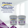 thumbnail image 2 of PINTEX Galon Vinílico Transparente Sellador 2 Pack | Base Agua para Interiores y Exteriores | Mejora Adherencia y Reduce Porosidad | Fácil Aplicación | Juego de 2 Selladores Transparente 3.8 L c/u, 2 of 5