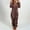 Brown, variant on SBYOJLPB Womens Fleece Onesies Pajamas Jumpsuit Warm Sherpa Romper Sleepwear One Piece Zipper Hooded Playsuit Loungewear White 10(XL)