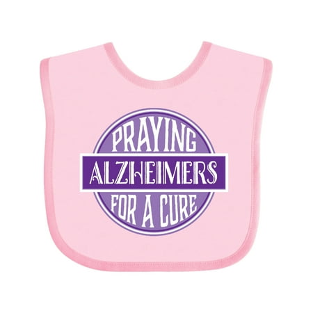 

Inktastic Alzheimers Awareness Walk Praying For Cure Gift Baby Boy or Baby Girl Bib