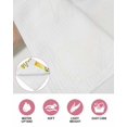 thumbnail image 6 of Yellow Lemons Kitchen Dish Towels for Drying Dishes Set of 3, Summer Fruits Leaves Pastoral Botanical Waffle Weave Microfiber Hand Tea Bathroom Towels Quick Dry & Absorbent Towel 15.7x23.6, 6 of 7