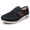 Black, variant on Men's Wide Width Casual Walking Shoes, Adjustable Hook & Loop Lightweight Breathable Mesh Non Slip Air Cushion Sneakers, Black 10.5