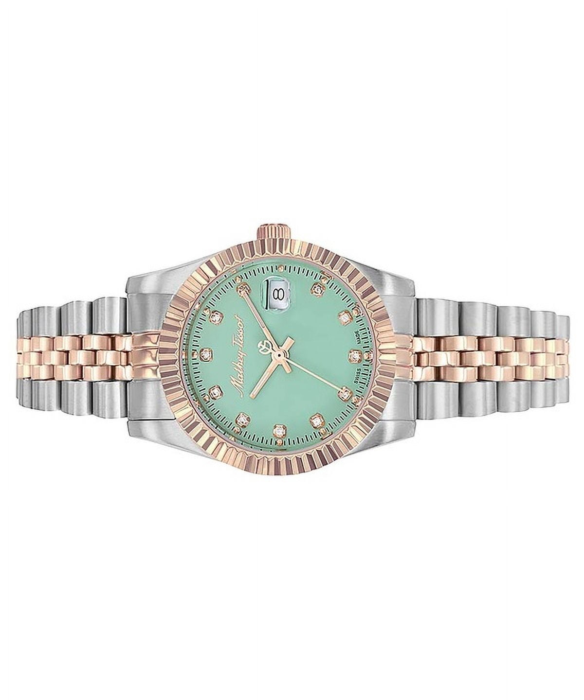 マリーです。 Mathey-Tissot Mathy III Quartz Green Dial Ladies Watch D810RV