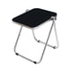 thumbnail image 5 of Mesa auxiliar plegable BLESIY con bandeja antideslizante compacta para dormitorio y hogar Negro, 5 of 8