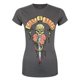 thumbnail image 1 of Guns N Roses - Camiseta Dripping Dagger para Mujer (Gris Carbón), 1 of 2