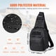 thumbnail image 3 of VEVOR Mochila táctica tipo bandolera de 10 l para hombre, estilo militar, color negro, con sistema MOLLE, para deportes, viajes, senderismo y tiro (negro), 3 of 9
