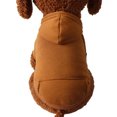 thumbnail image 1 of Sudadera con capucha de invierno con bolsillo adecuada para cachorros, abrigo cálido para chihuahua, ropa para cachorros y gatos, 1 of 5