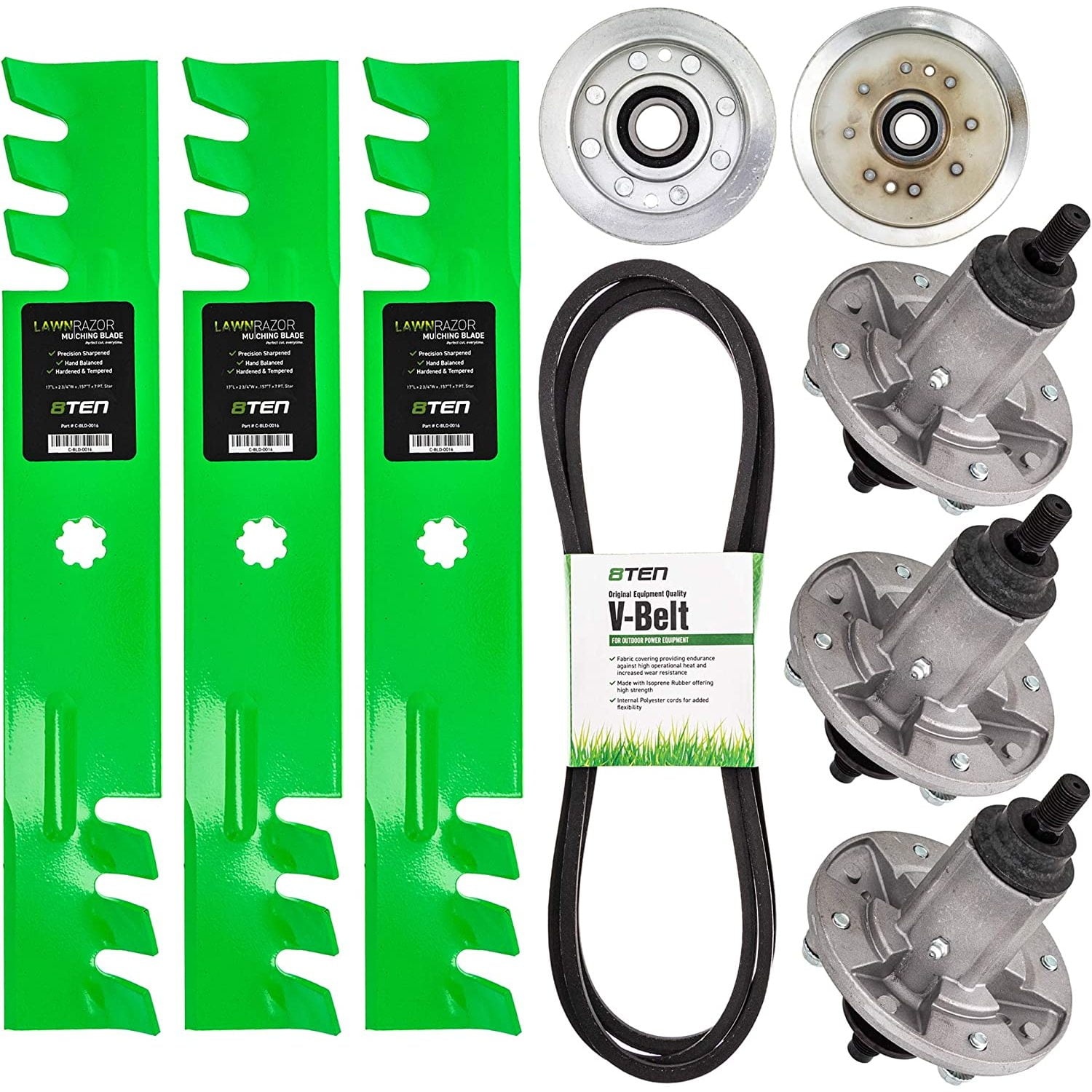 Deck Rebuild Kit for John Deere 48 inch E140 E150 E160 E170 X165 Blade