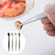 thumbnail image 2 of Cuchara de degustación de acero inoxidable con mango ergonómico, pinzas para chef, herramienta de cocina para probar condimentos con precisión, asar, freír y ensaladas., 2 of 8