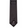 thumbnail image 2 of Black and White Polka Dot Tie - Pin Dot Tie for Him, 2 of 5