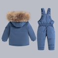 thumbnail image 4 of GYRATEDREAM Toddler Boys Snowsuit Girls Snow Pant and Jacket Bib Winter Kids Clothes Coat 1-5T, 4 of 19