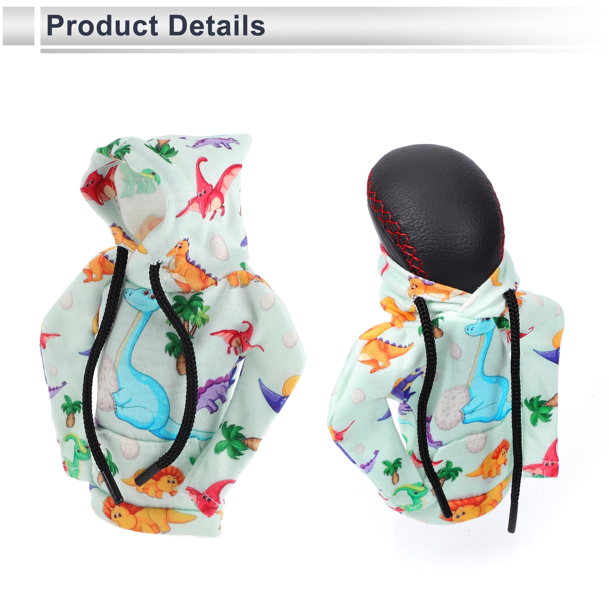 Unique Bargains Universal Gear Shift Knob Cover Polyester