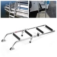 thumbnail image 3 of Ccdes Boat Foldable Ladder,Boat Ladder 4 Step,Stainless Steel 4 Step Folding Double Step Ladder Telescopic Boat Ladder Pontoon, 3 of 8