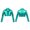 Mint Green, variant on MSemis Kids Girls Long Sleeves Mock Neck Keyhole Back Metallic Tops Sports Hip Hop Dance T-Shirts Crop Top