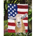 thumbnail image 3 of Carolines Treasures RDR3028GF USA American Goat Flag Garden Size, 3 of 3