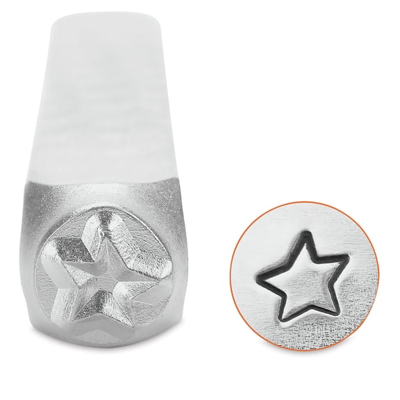 ImpressArt Design Stamp - Fun Star, 6 mm