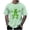 Mint Green, variant on St. Patrick's Day Workout Shirts for Men Short Sleeve Clover Frog Print Graphic Tees Comfy Loose Crewneck T-Shirts Summer Fashion Holiday Party Shirt Orange XL