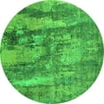 thumbnail image 1 of Ahgly Company Indoor Round Oriental Green Industrial Area Rugs, 8' Round, 1 of 4
