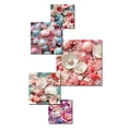 thumbnail image 3 of Designart "Mirage Of Tropical Seashells" Abstract Wall Art Set Of 5 - Pink Coastal Office Room Metal Wall Art Set, 3 of 6