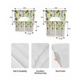 thumbnail image 5 of Sunflower Swag Kitchen Curtains Sets for Windows 24 Inch Length, Green Botanical Summer Spring Vintage Short Window Curtain Panels Swags Valances and Tiers 3 Piece Set for Cafe/Dining Room, 5 of 5
