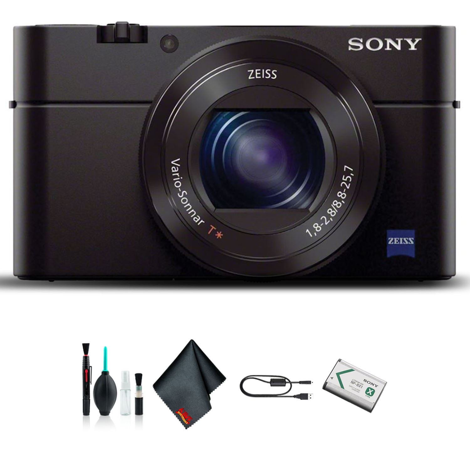 超美品SONY Cyber-Shot DSC-RX100M3 Sony Cyber-shot DSC-RX100 III Camera DSCRX100M3/B Starter Kit