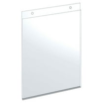 Azar 162718 8"W x 10"H Wall U-Frame Acrylic Sign Holder, 10Pack