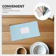 thumbnail image 3 of Raindrops 5Pcs PU Cash Envelope Money Bag with Zipper Multi-Purpose Card Organizer for Office, 3 of 8