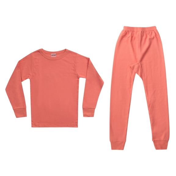 Just Love Thermal Underwear Set for Girls (Coral, 4)