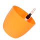 thumbnail image 5 of Maceta redonda con autorriego, elegante y con indicador de nivel de agua, fácil de usar y usar (naranja), 5 of 8