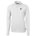 thumbnail image 2 of Men's Cutter & Buck White Baylor Bears Virtue Eco Pique Recycled Quarter-Zip Pullover Top, 2 of 3