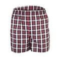 thumbnail image 4 of Gildan Men's Cotton/Poly Woven Boxers, 4-Pack, Red/Grey, 4 of 4