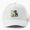 White, variant on Princess Deon and Soldier Baseball Hat, Colored Background Character Graphic Design, Classic Cap