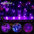 thumbnail image 6 of Morttic 2 Pack Purple String Lights 16.4Feet 50 LED Battery Operated Waterproof Mini Fairy Lights Show with 8 Modes for Outdoor Indoor Patio Xmas Tree Birthday Party Holiday Christmas Decorations, 6 of 8
