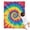 Colorful Rainbow Tie, variant on Colorful Rainbow Tie Dye Spiral Pattern Blanket,Comfortable Soft Flannel Throw Blanket,All Season,Warm Lightweight Blankets for Sofa Bed Couch Living Room Chair,30"x40"