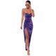 thumbnail image 3 of Vestido de mujer de primavera y verano sexy con tirantes de terciopelo sin mangas, 3 of 6