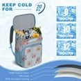 thumbnail image 6 of Cooler Backpack Portable Backpack Coolers for Men & Women,Marine Adorable Crab Lunch Backpack for Office Workers, 6 of 6
