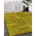thumbnail image 3 of Ahgly Company Machine Washable Indoor Square Transitional Brown Area Rugs, 4' Square, 3 of 7