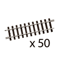 thumbnail image 2 of Bachmann Trains 94611 Large G Scale 1:25 Straight 12 Inch Steel Track 50pcs, 2 of 2