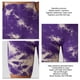 thumbnail image 1 of Women Tie Dye Yoga Shorts, Skin Friendly High Waist Seamless Women Yoga Shorts  For Fitness For Everyday Wear ANGGREK Púrpura Dalí S, 1 of 6