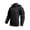 Black, variant on Rain Jacket Men Waterproof with Pockets Plus Size Solid Color Long Sleeve Casual Outdoor Tactical Training Jacket Black XXL