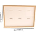 thumbnail image 3 of Medal Display Shadow Box Frame Medal Display Case Wooden Photo Frame For Runners , Wood Color A3,A3, 3 of 6