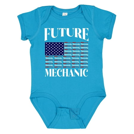 

Inktastic Future Mechanic Auto Worker Gift Baby Boy Bodysuit